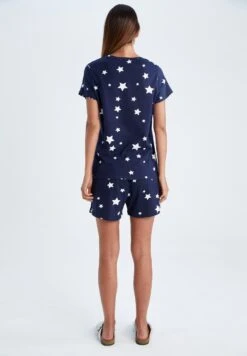 DeFacto Set Regular Fit - Pyjama - Navy -DeFacto 267ceae0be2b403eb59b67f895988aaf