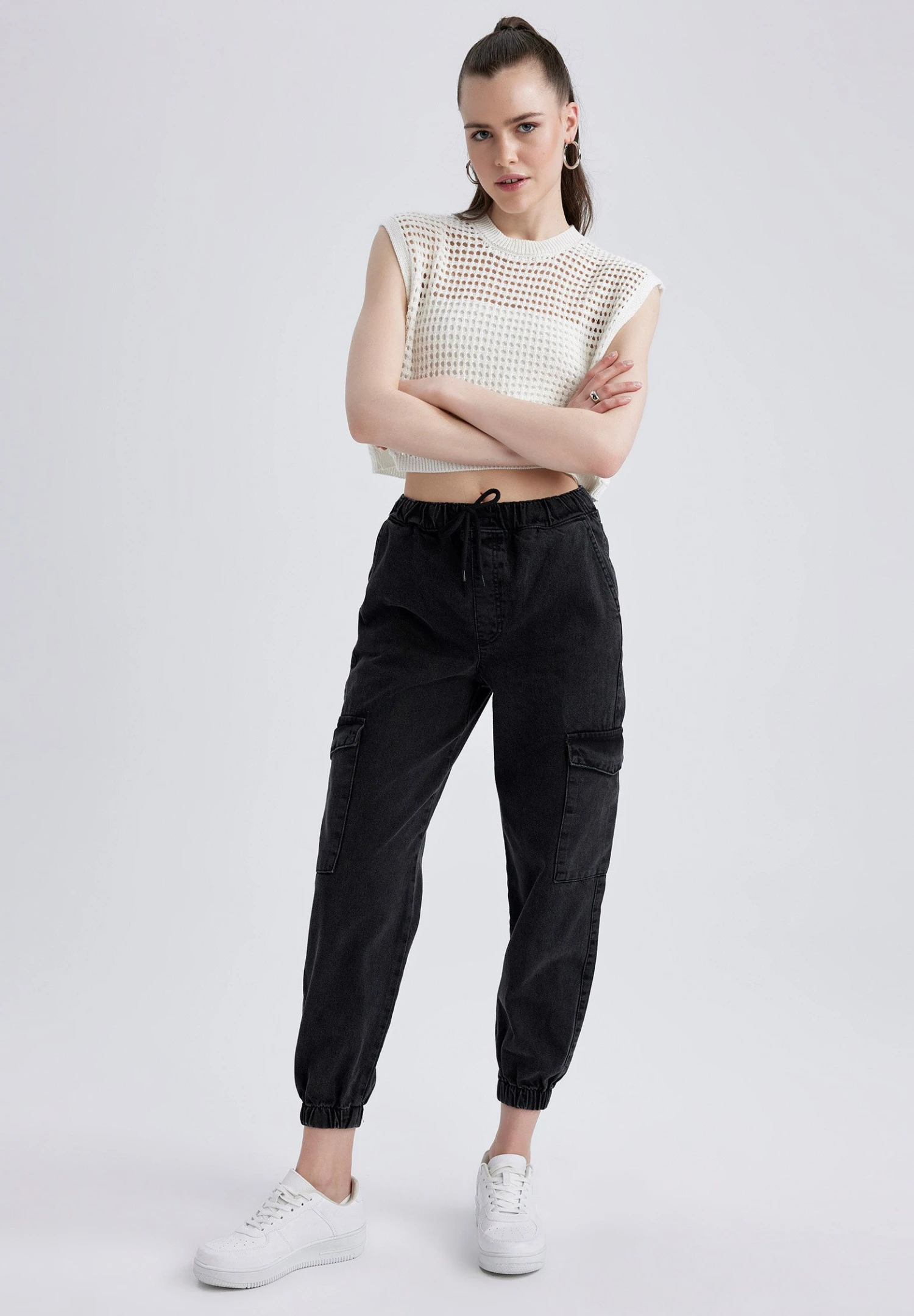 DeFacto Jeans Tapered Fit - Anthracite 4 DeFacto Jeans Tapered Fit - Anthracite - Afbeelding 2