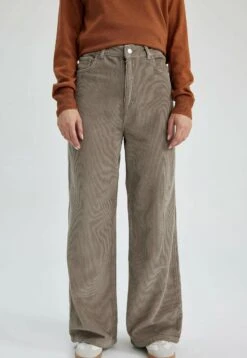 DeFacto Wide Leg- Broek - Beige