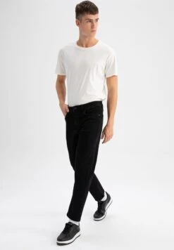 DeFacto Straight Leg Jeans - Black 6 DeFacto Straight Leg Jeans - Black -DeFacto 27a2ac4804894276a047bcea4cfd3e61