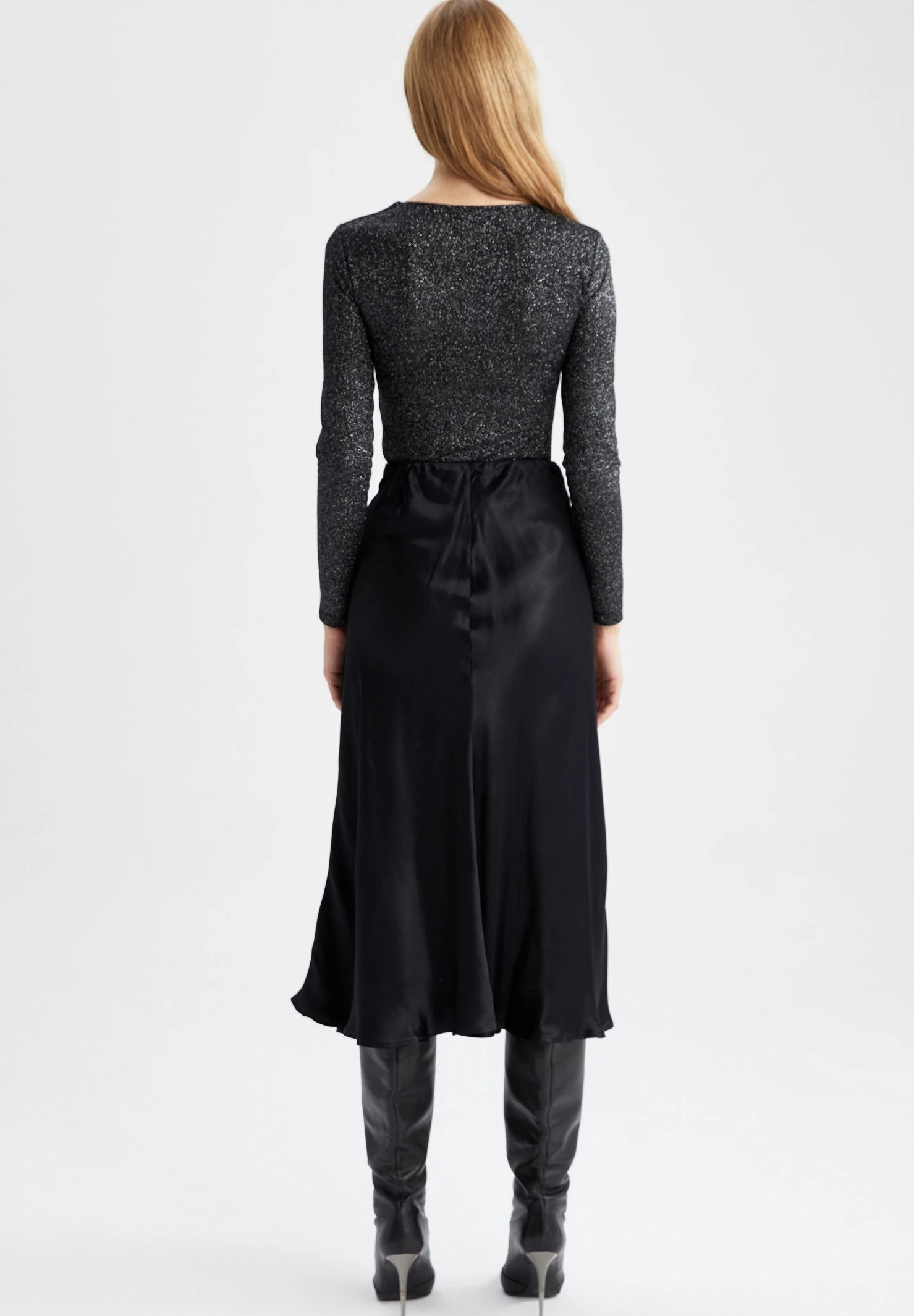 DeFacto Anvelop - A-Lijn Rok - Black 5 DeFacto Anvelop - A-Lijn Rok - Black - Afbeelding 3