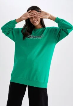 DeFacto Relax Fit - Sweater - Green 9 DeFacto Relax Fit - Sweater - Green -DeFacto 287e4892300b428eb4cb42e1b238915e