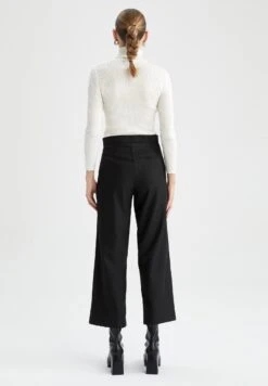 DeFacto Straight Fit- Broek - Black -DeFacto 28efc088c82d48bc89f768d4f8e43e4c