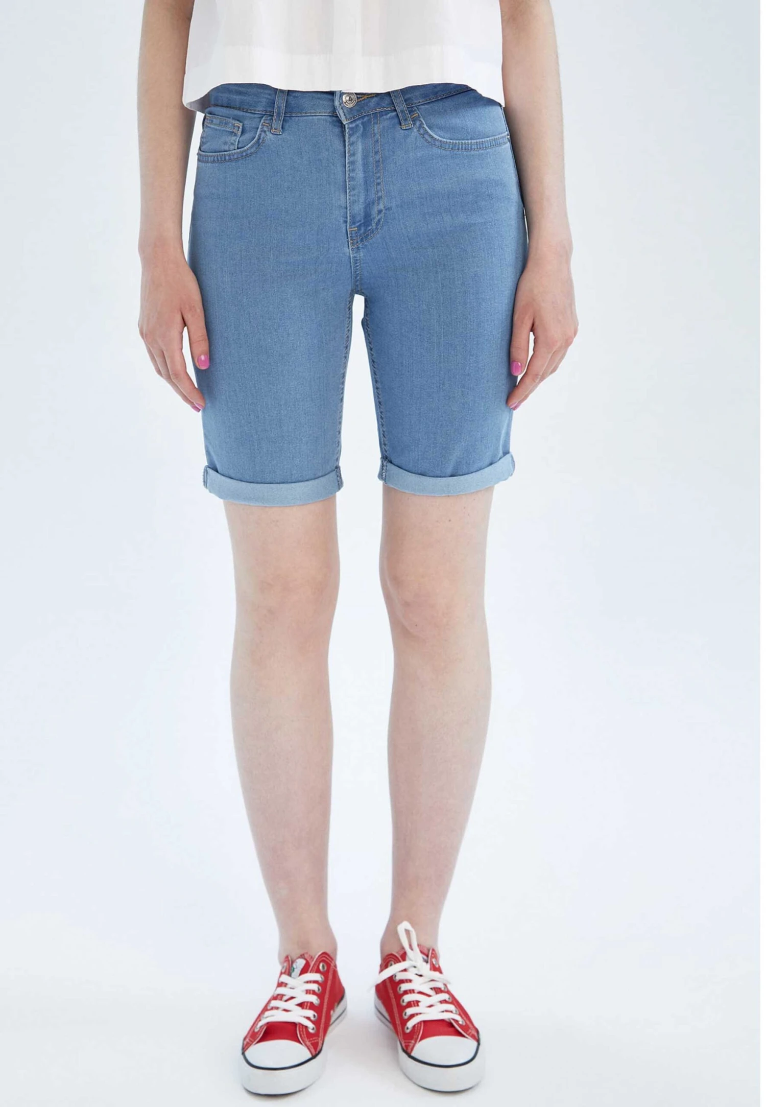 DeFacto Jeansshort - Blue 7 DeFacto Jeansshort - Blue - Afbeelding 5