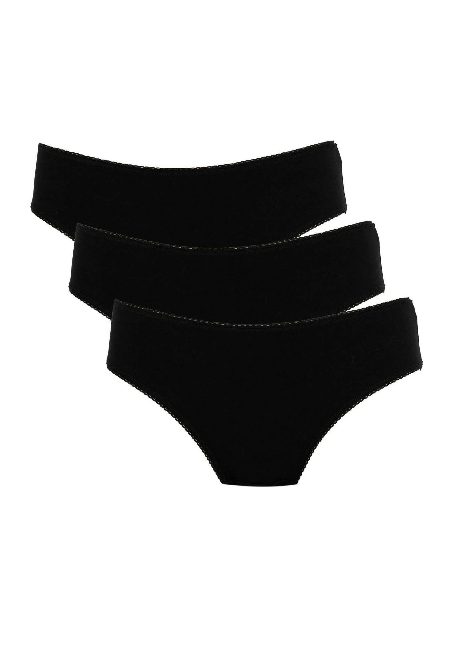 DeFacto 3 Pack - Slip - Black 7 DeFacto 3 Pack - Slip - Black - Afbeelding 5