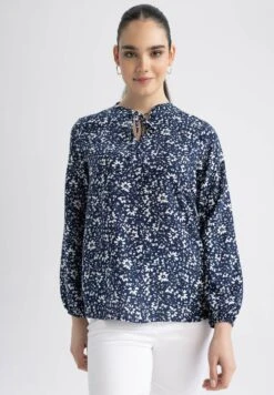 DeFacto Regular Fit- Blouse - Navy