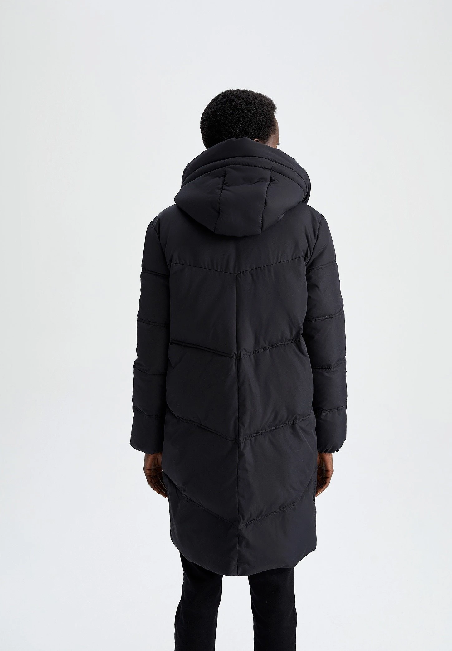 DeFacto Relax Fit- Winterjas - Black 5 DeFacto Relax Fit- Winterjas - Black - Afbeelding 3