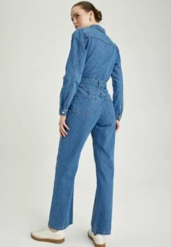 DeFacto Jumpsuit - Blue -DeFacto 29f4909bffc24b58b956900a6be2dc29