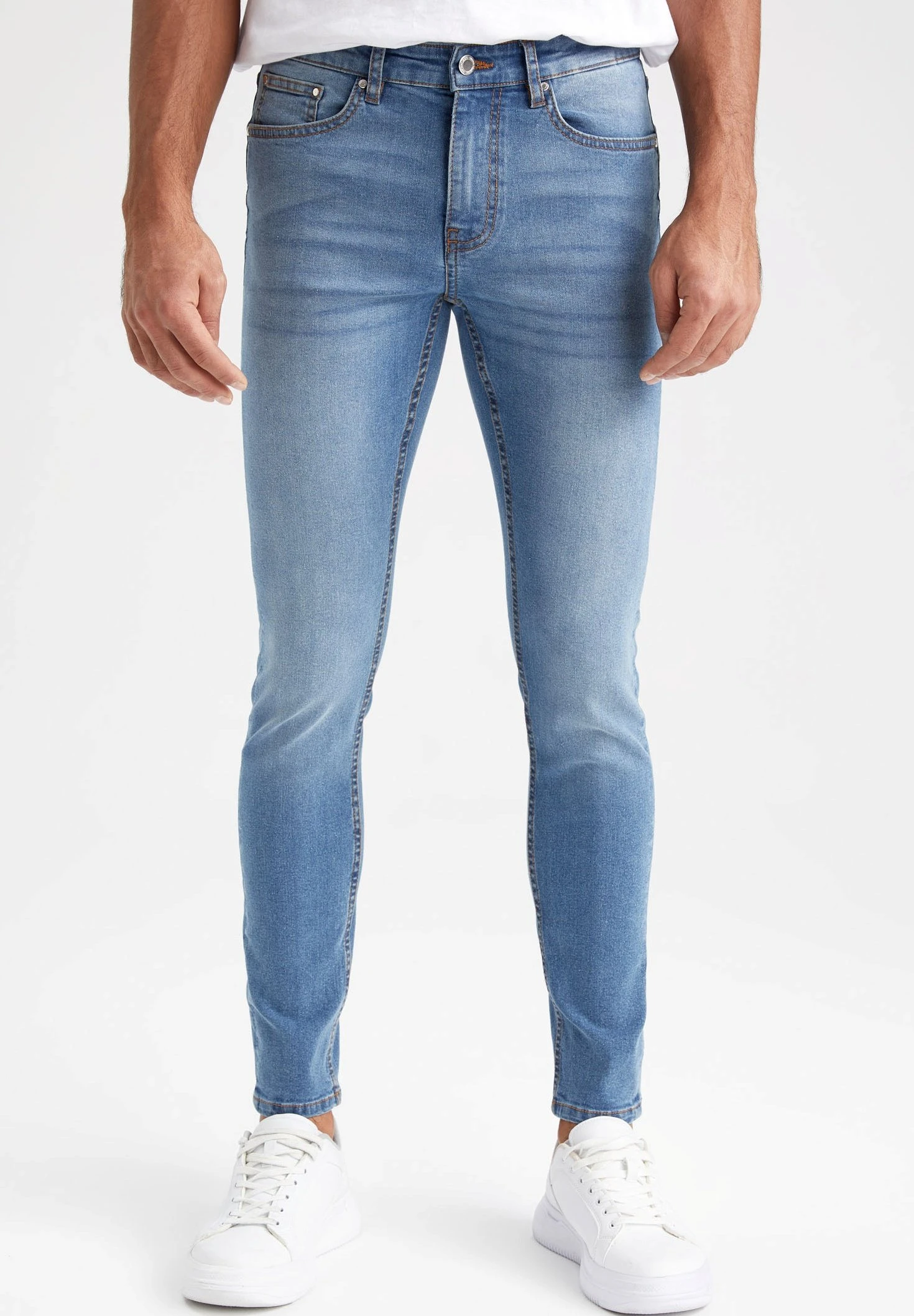 DeFacto Jeans Skinny Fit - Blue 3 DeFacto Jeans Skinny Fit - Blue