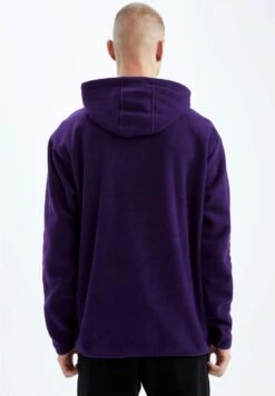 DeFacto Standart Fit- Hoodie - Purple -DeFacto 2aaefb0237894825afcb6e77bda247e8
