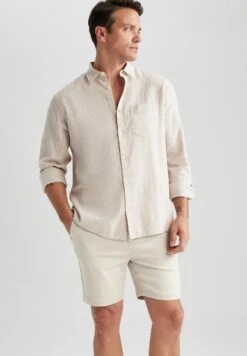 DeFacto Regular Fit - Overhemd - Beige