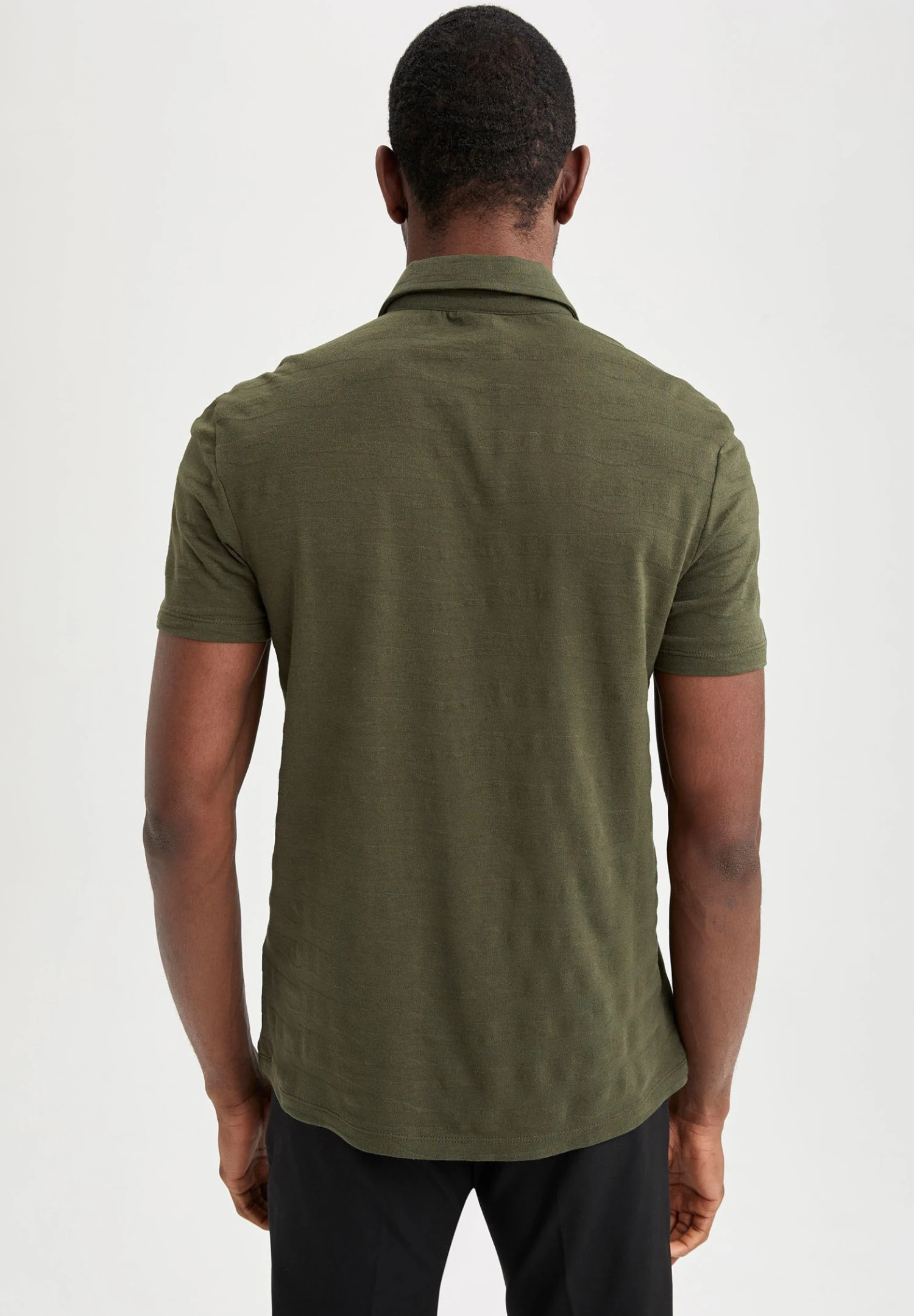 DeFacto Modern Fit- Poloshirt - Khaki 5 DeFacto Modern Fit- Poloshirt - Khaki - Afbeelding 3