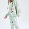 DeFacto Regular Fit - Pyjama - Turquoise -DeFacto 2b865f61e870485cad5f8459ab992286