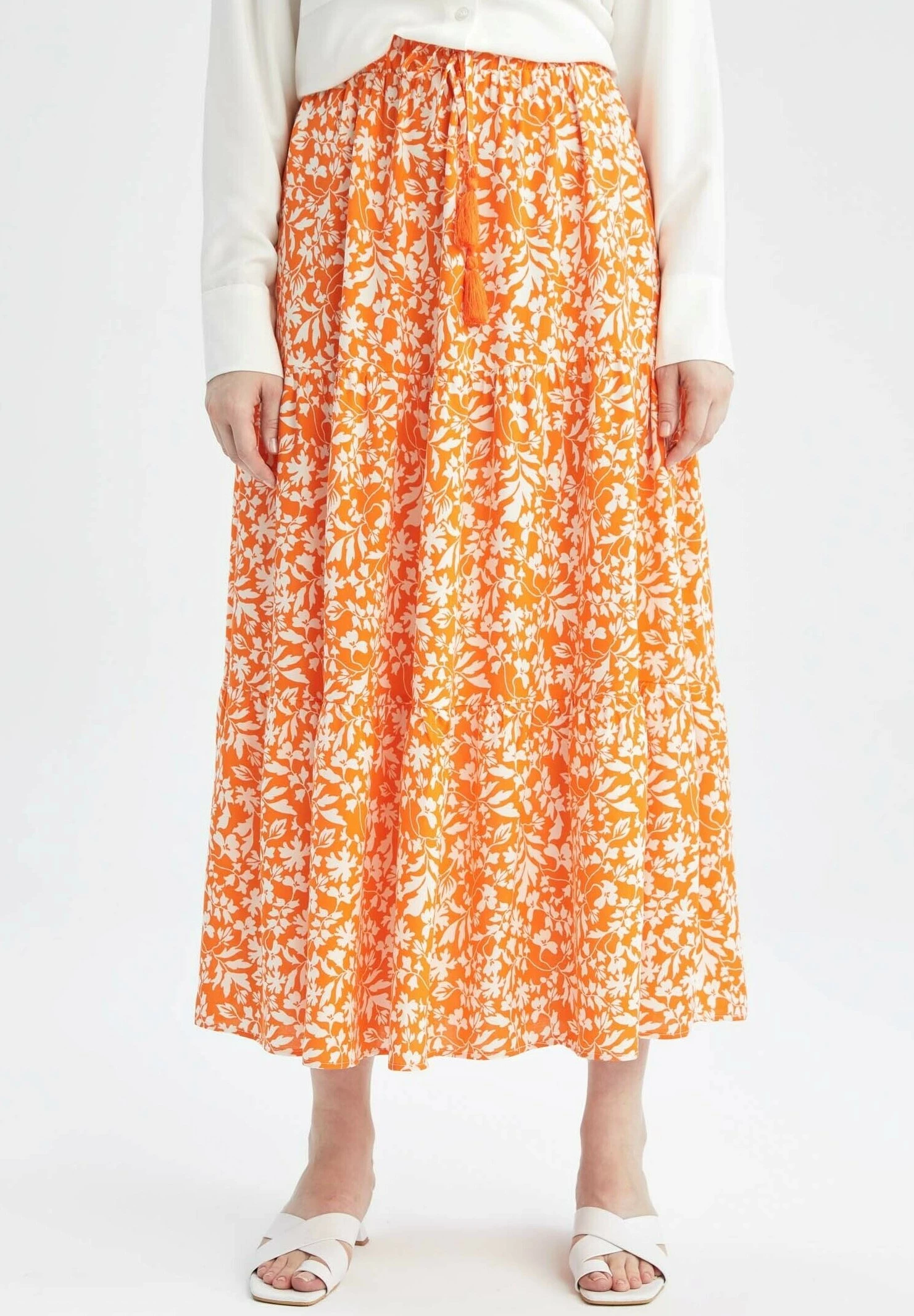 DeFacto Tiered - Maxirok - Orange 3 DeFacto Tiered - Maxirok - Orange