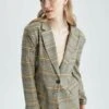 DeFacto Blazer - Beige 1 DeFacto Blazer - Beige -DeFacto 2d79350498304b9f871c9ac4cb1dc023