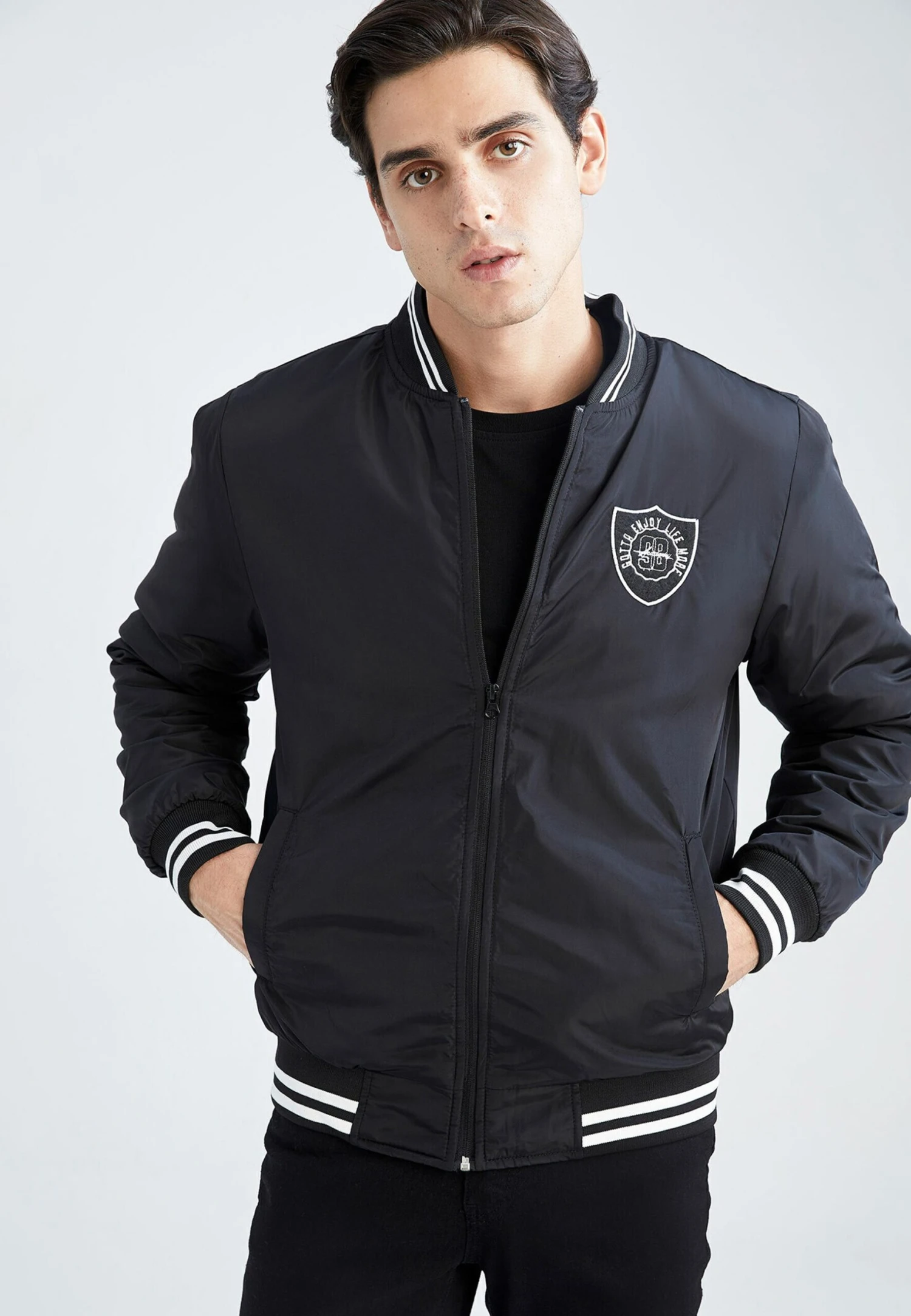 DeFacto Regular Fit - Jas - Black 3 DeFacto Regular Fit - Jas - Black