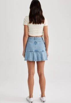 DeFacto Fashion Fit - A-Lijn Rok - Blue 7 DeFacto Fashion Fit - A-Lijn Rok - Blue -DeFacto 2e9d0294efa341468d43d5f4ff88694f