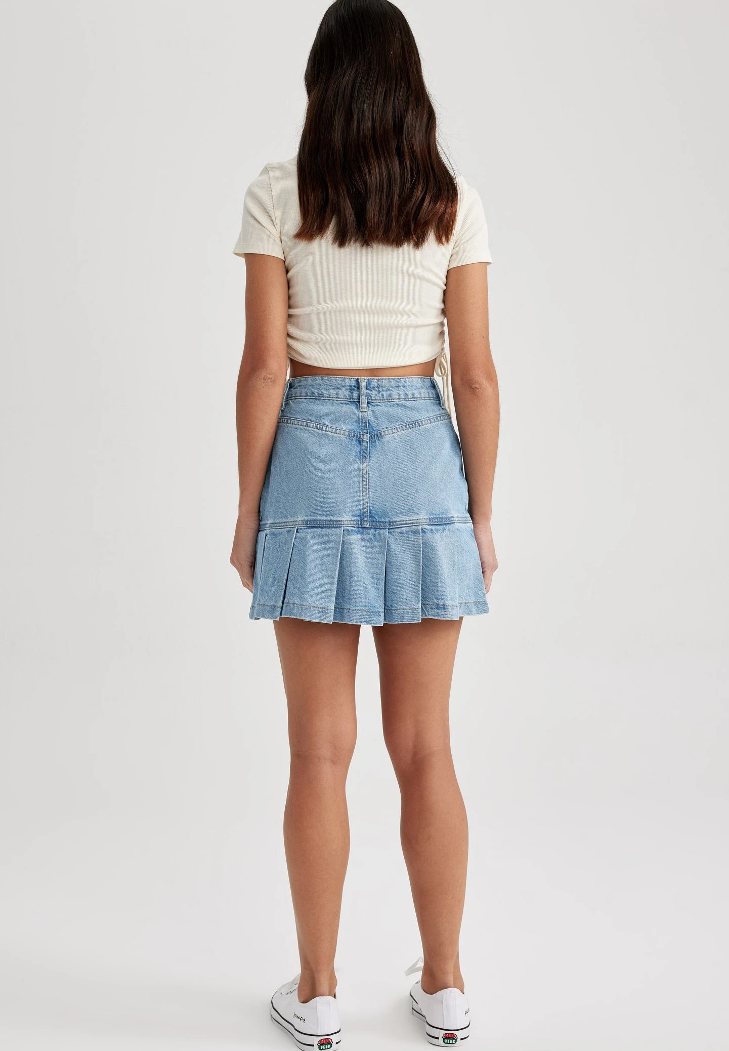 DeFacto Fashion Fit - A-Lijn Rok - Blue 5 DeFacto Fashion Fit - A-Lijn Rok - Blue - Afbeelding 3