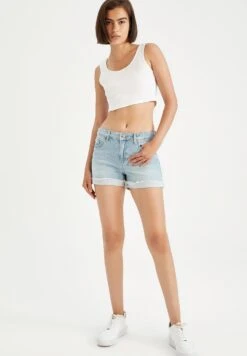 DeFacto Wanna - Jeansshort - Blue 6 DeFacto Wanna - Jeansshort - Blue -DeFacto 2f4314c3ffe44aacae2733a3a13e3c14