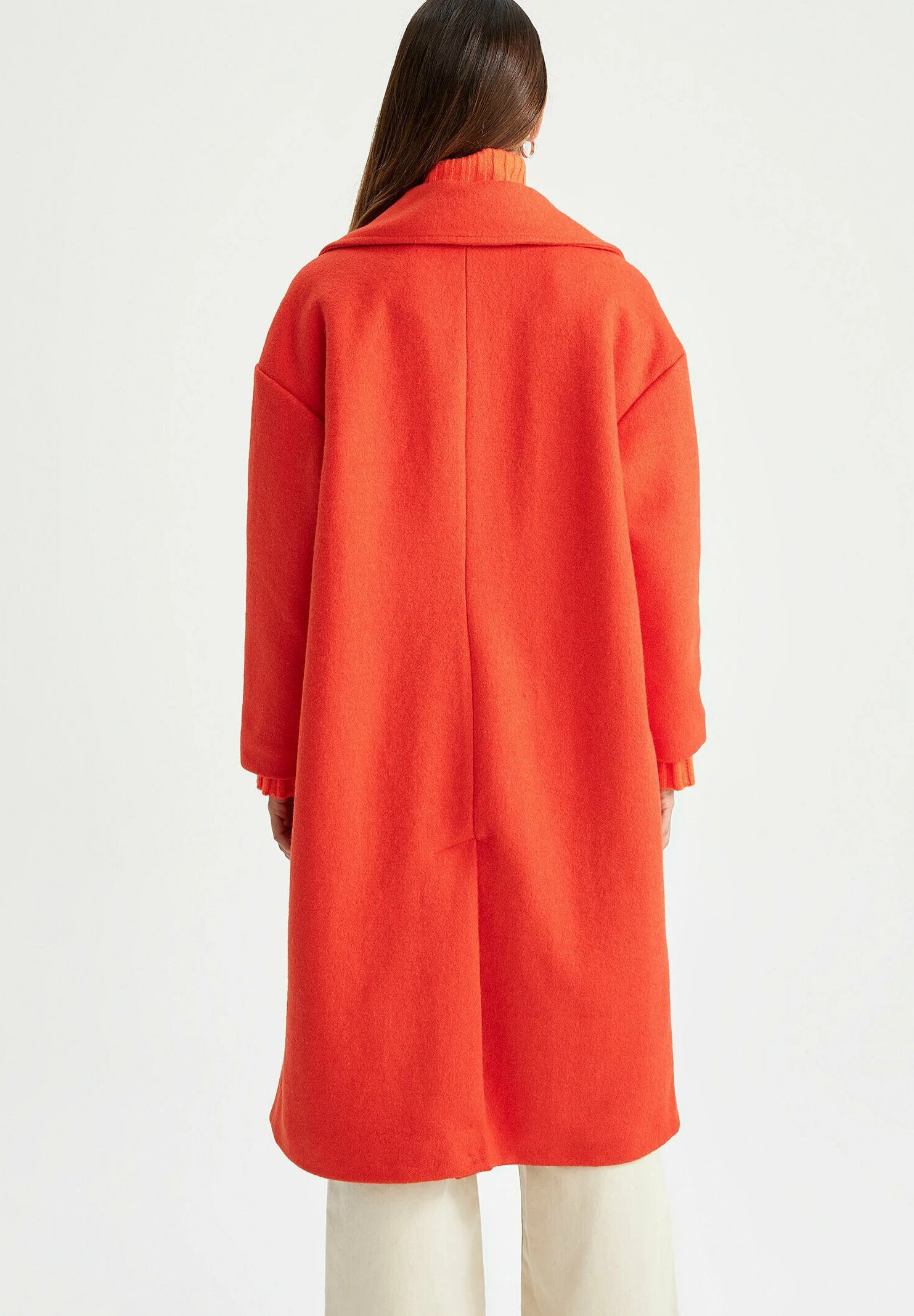 DeFacto Mantel - Orange 5 DeFacto Mantel - Orange - Afbeelding 3