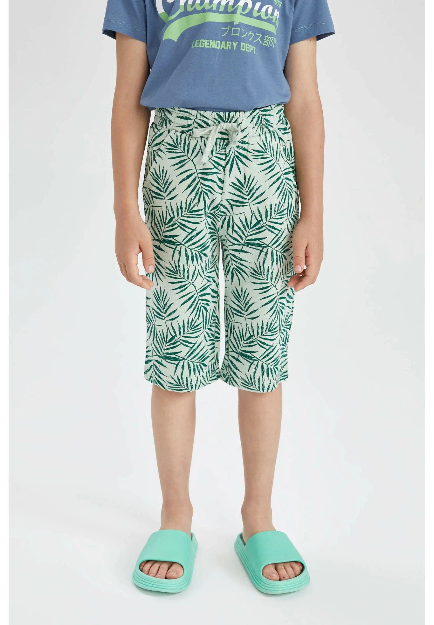 DeFacto Regular FitSet - Shorts - Turquoise 5 DeFacto Regular FitSet - Shorts - Turquoise - Afbeelding 3