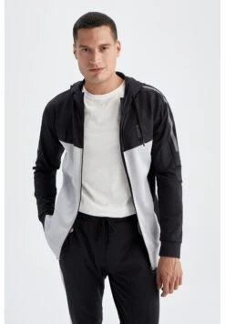 DeFacto Standart Fit- Sweater Met Rits - Black