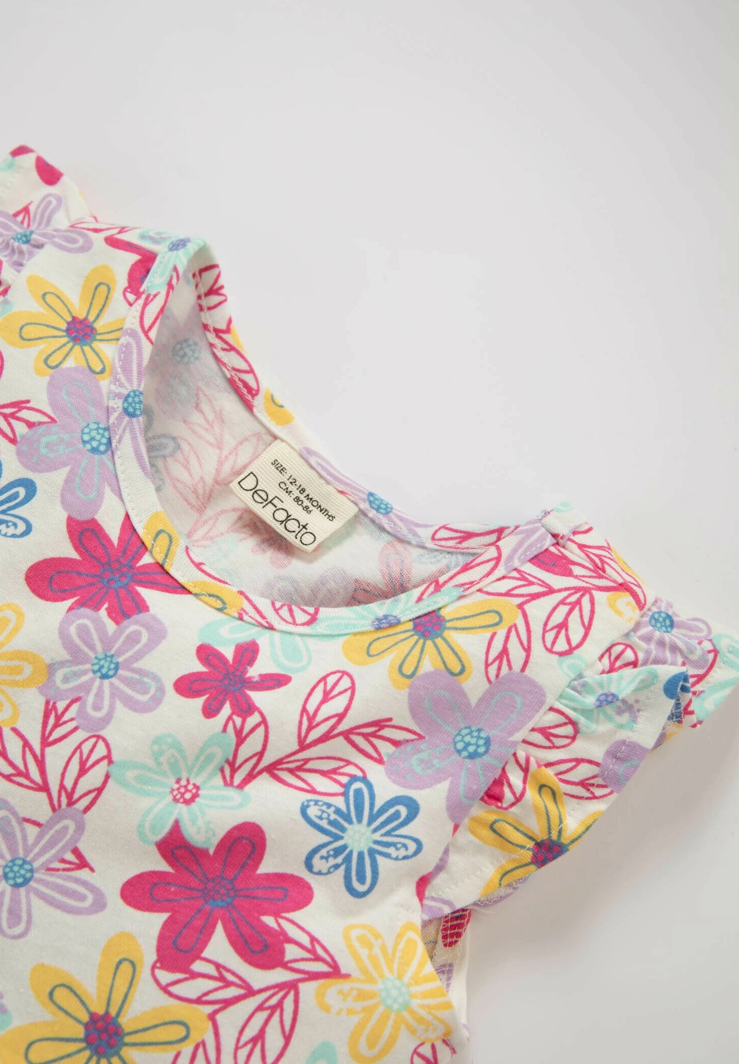 DeFacto Regular Fit - Jurk - Ecru 5 DeFacto Regular Fit - Jurk - Ecru - Afbeelding 3