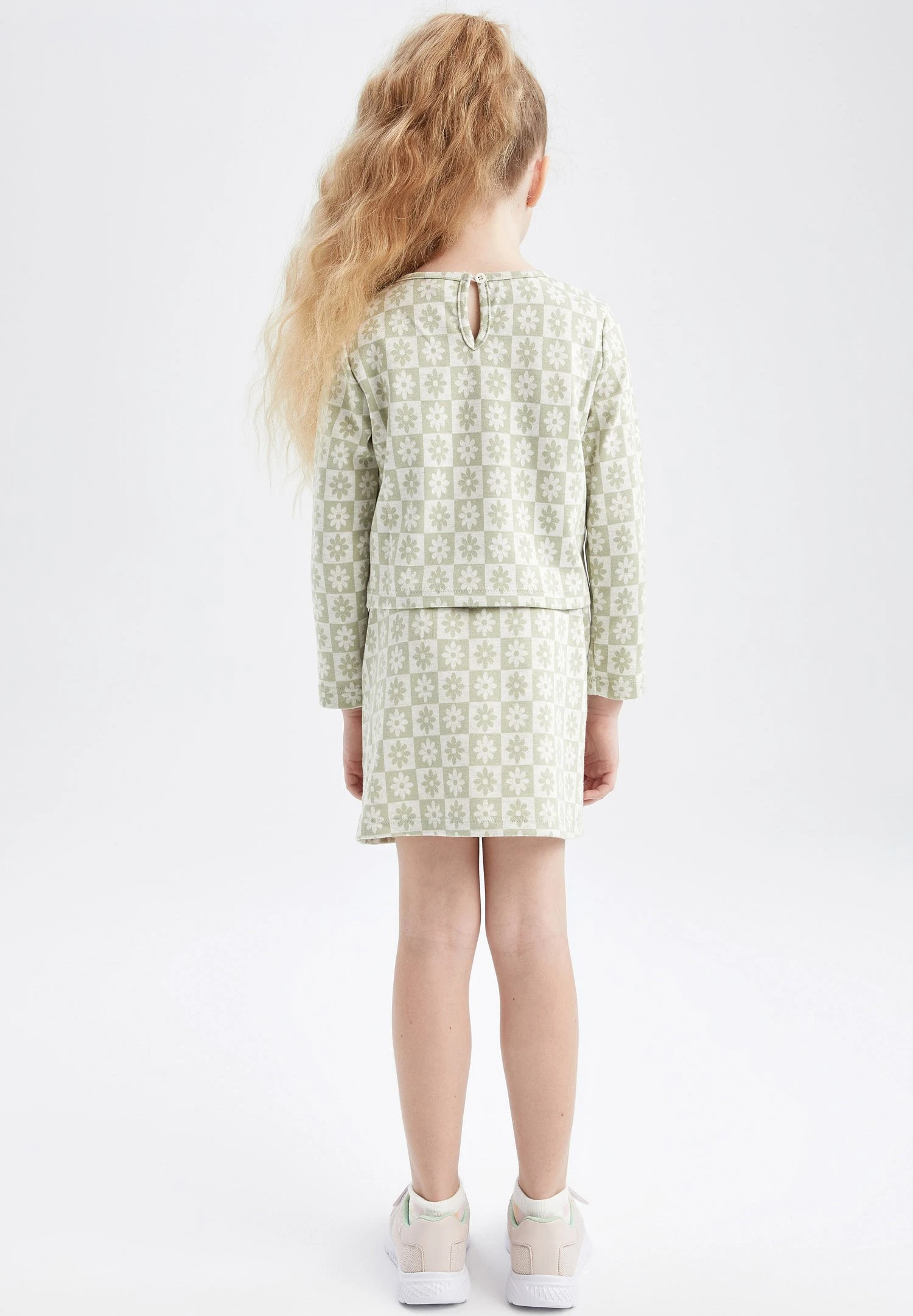 DeFacto Set - A-Lijn Rok - Turquoise 5 DeFacto Set - A-Lijn Rok - Turquoise - Afbeelding 3