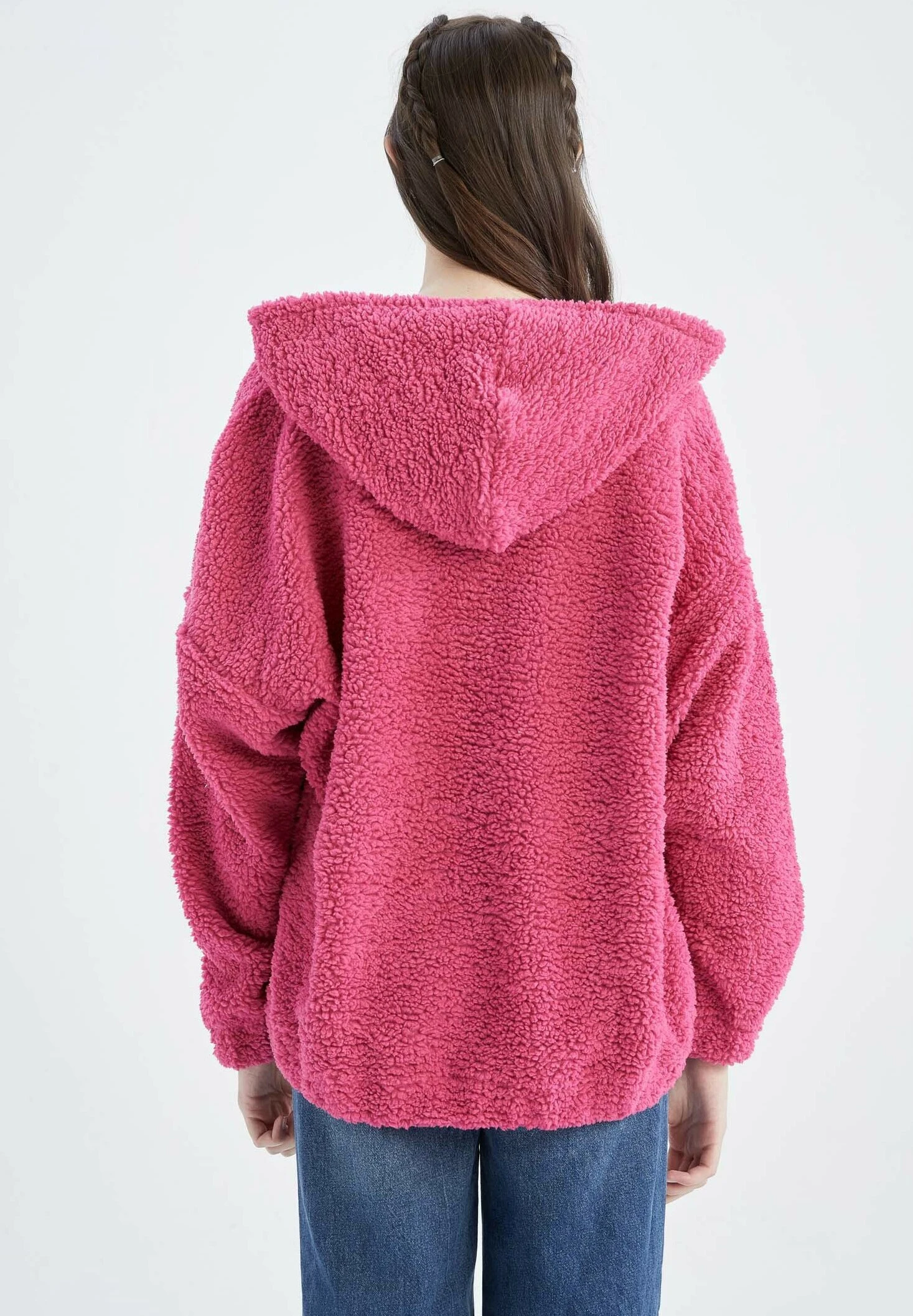 DeFacto Fleece Trui - Pink 5 DeFacto Fleece Trui - Pink - Afbeelding 3