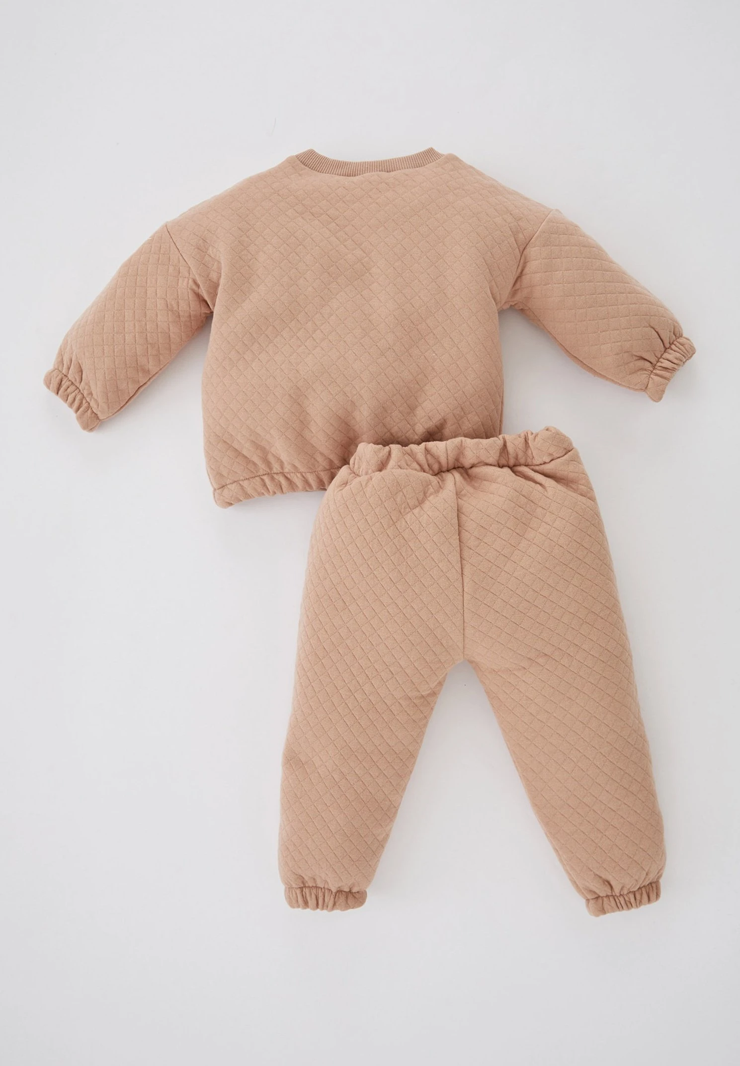 DeFacto Set Regular Fit - Trainingspak - Beige 4 DeFacto Set Regular Fit - Trainingspak - Beige - Afbeelding 2