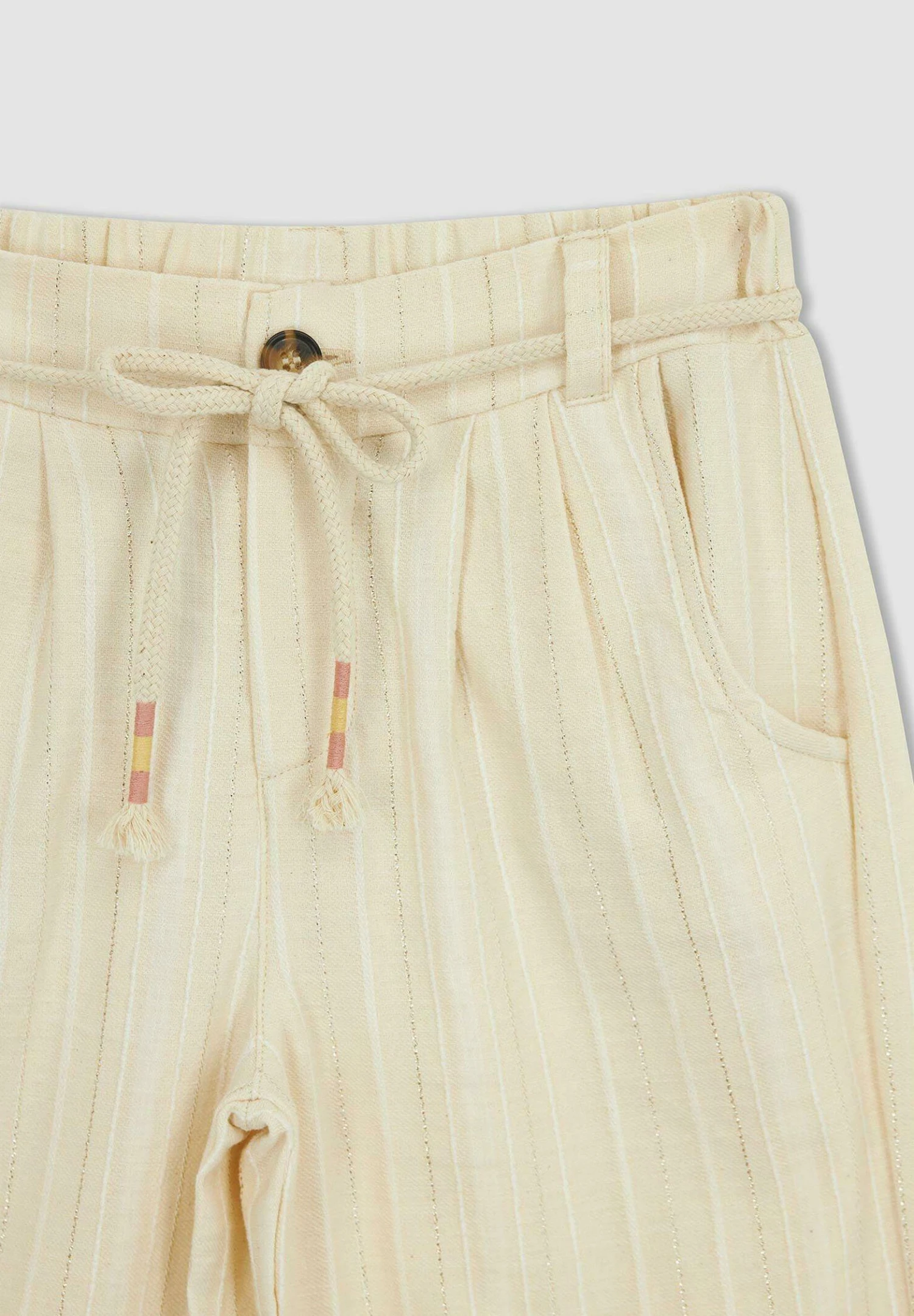 DeFacto Wide Leg- Broek - Beige 5 DeFacto Wide Leg- Broek - Beige - Afbeelding 3