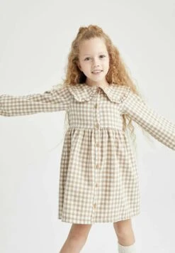 DeFacto Blousejurk - Beige -DeFacto 344f6025a9eb4942b9e20f7aa026c015