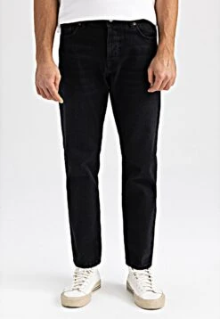 DeFacto Straight Fit - Straight Leg Jeans - Black