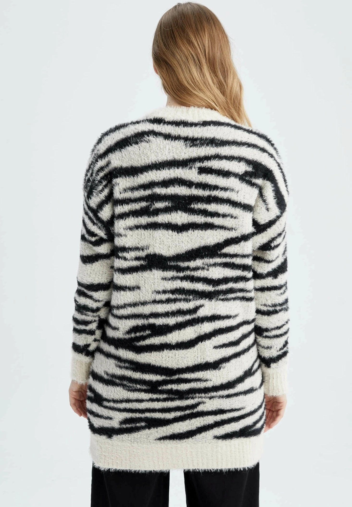 DeFacto Fleece Trui - Beige 5 DeFacto Fleece Trui - Beige - Afbeelding 3