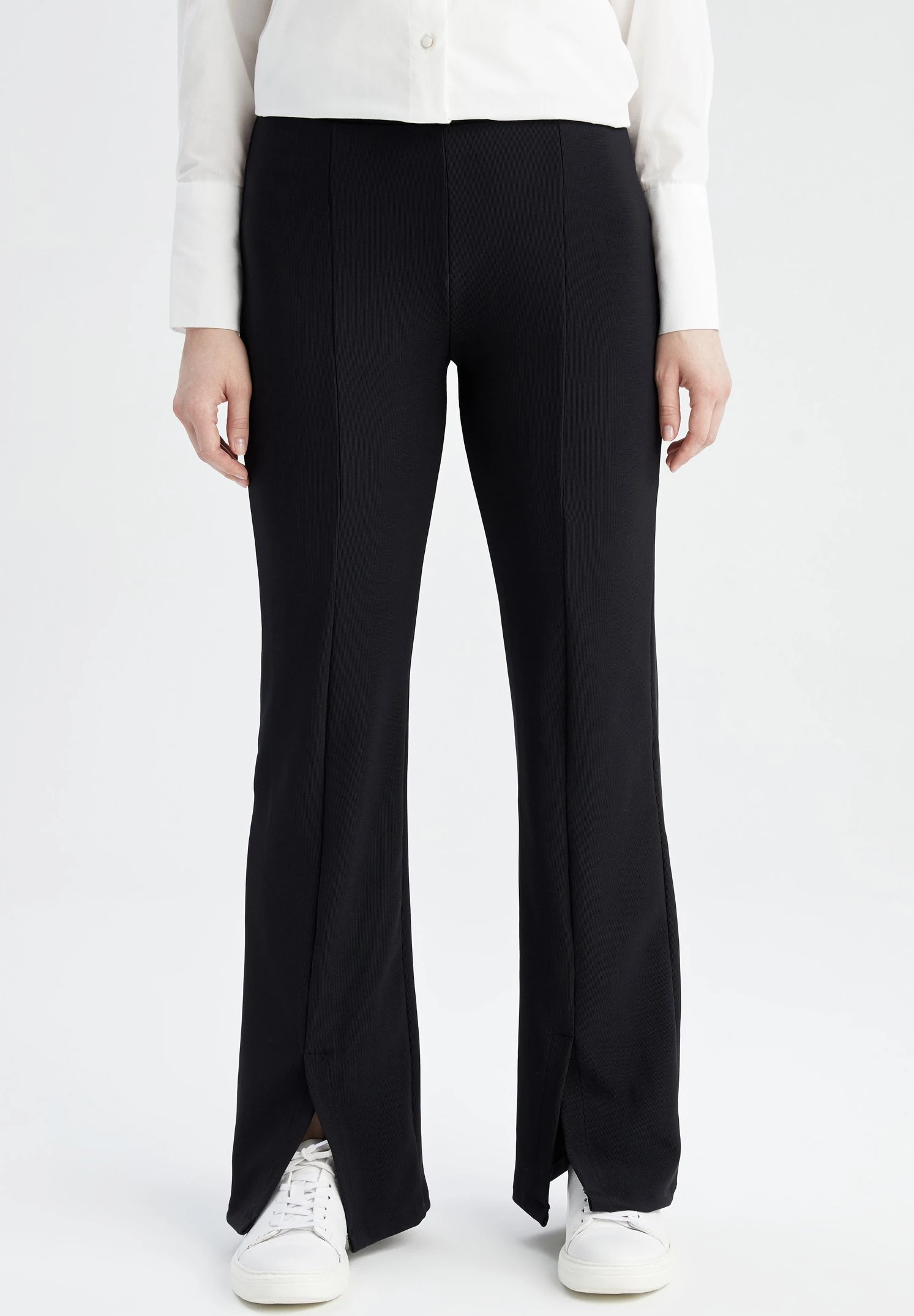 DeFacto Flare Fit - Broek - Black 3 DeFacto Flare Fit - Broek - Black