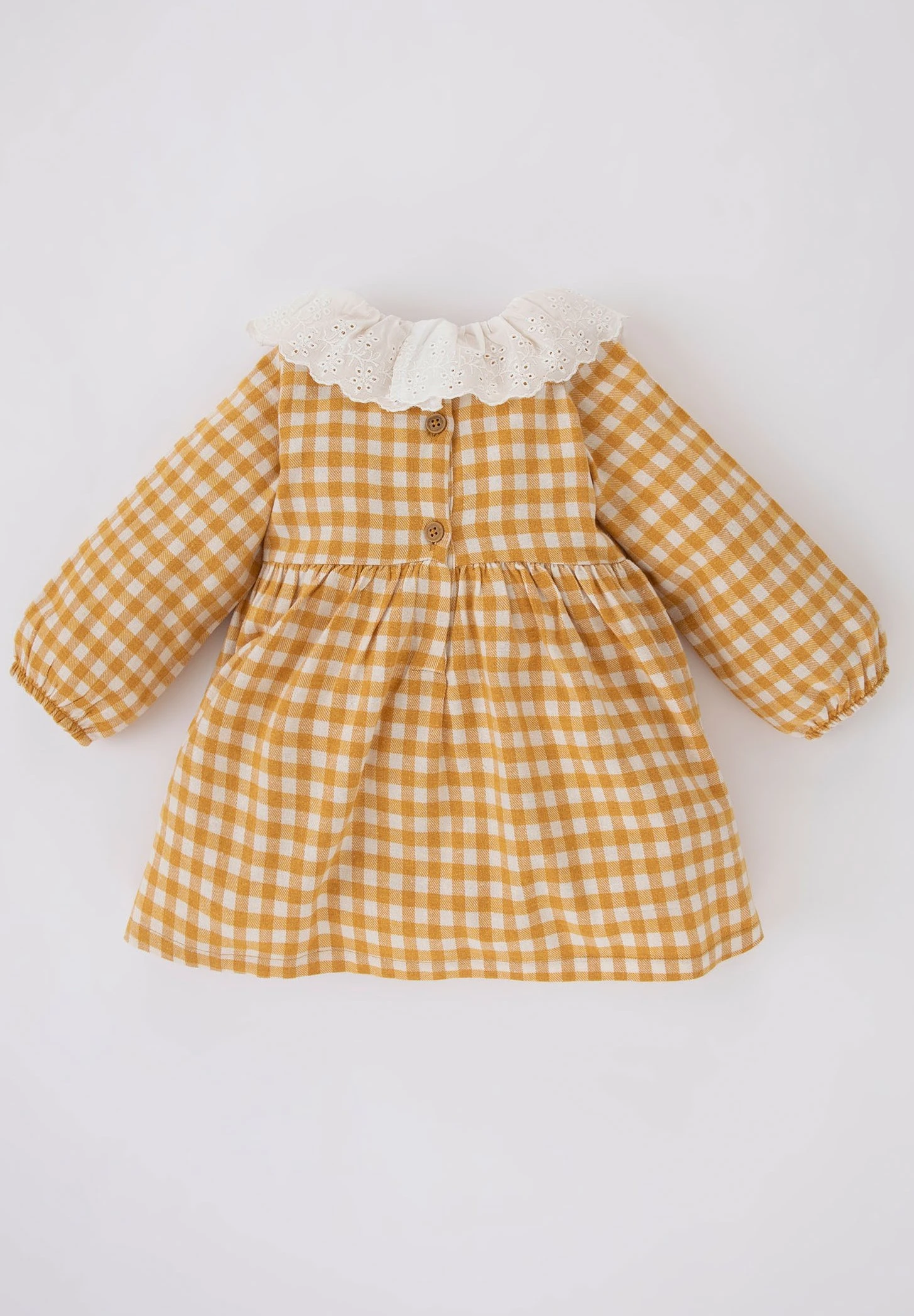 DeFacto Regular Fit - Jurk - Yellow 4 DeFacto Regular Fit - Jurk - Yellow - Afbeelding 2