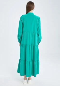 DeFacto Relax - Maxi-Jurk - Green 7 DeFacto Relax - Maxi-Jurk - Green -DeFacto 367ff301f3d442e192a237220976f9b7