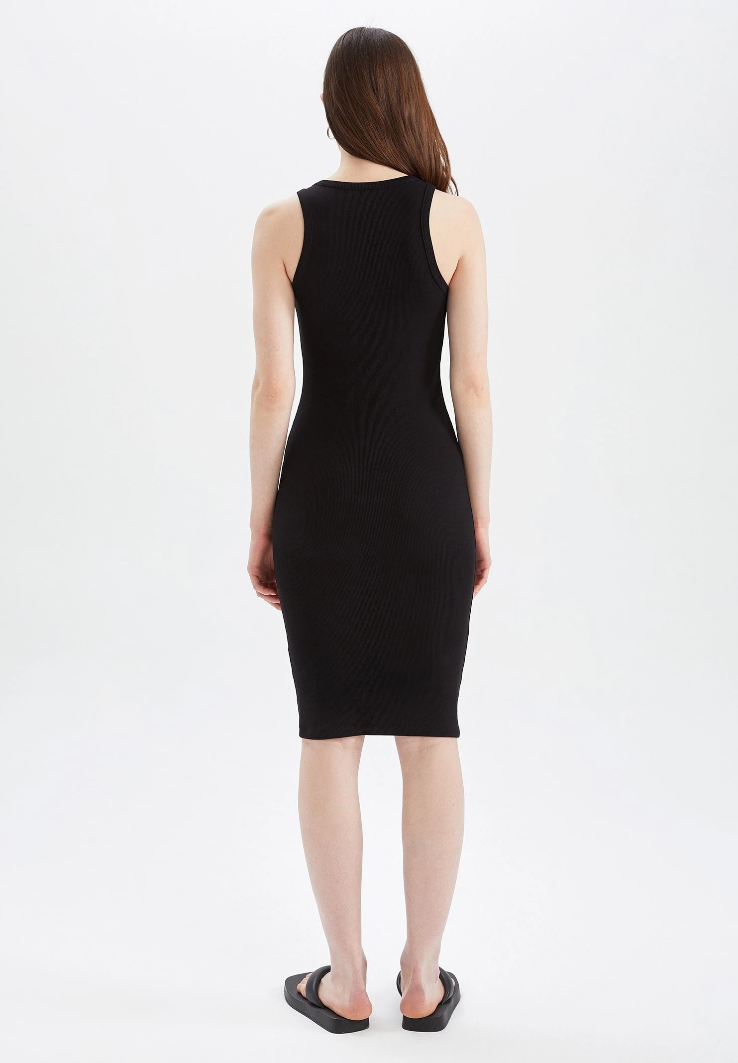 DeFacto Bodycon - Jerseyjurk - Black 5 DeFacto Bodycon - Jerseyjurk - Black - Afbeelding 3