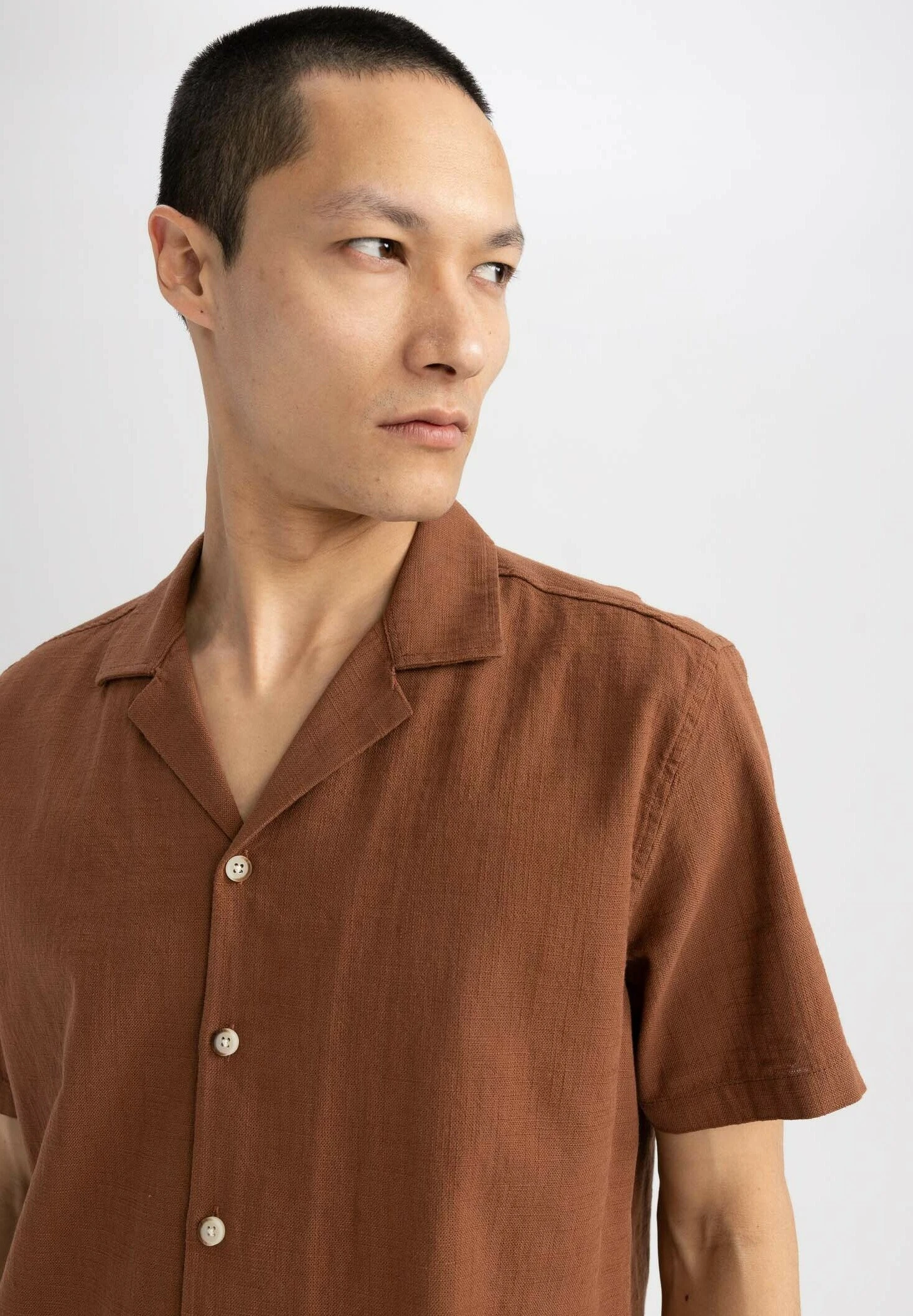 DeFacto Modern Fit - Overhemd - Brown 6 DeFacto Modern Fit - Overhemd - Brown - Afbeelding 4