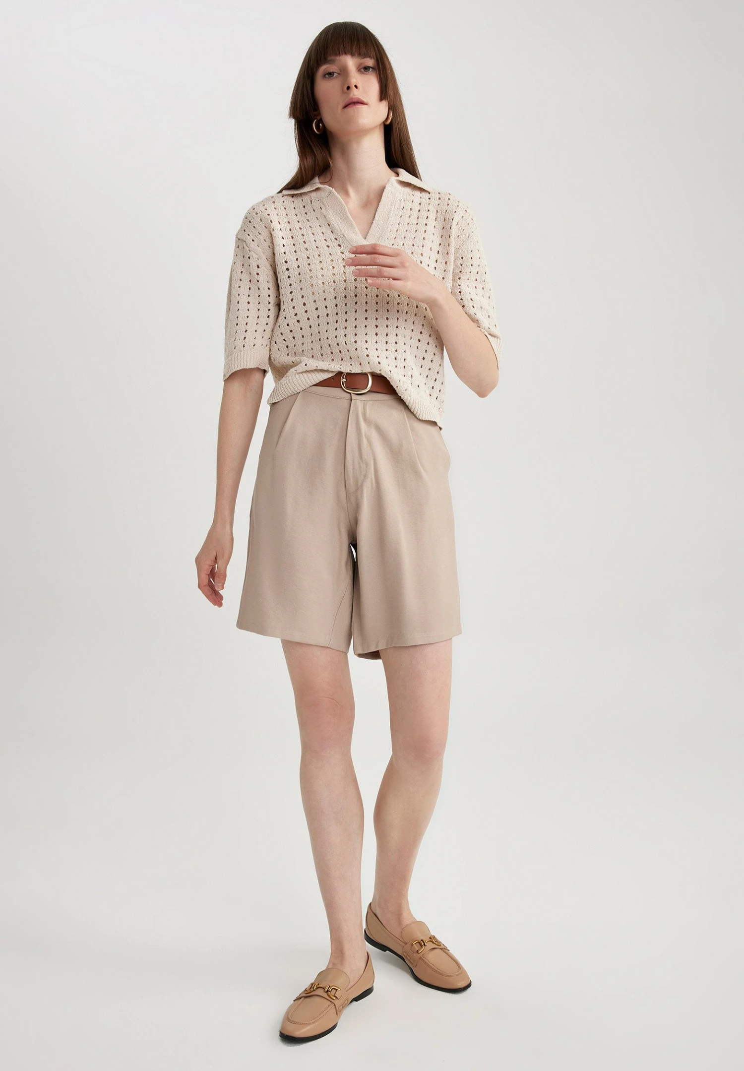DeFacto Bermuda - Shorts - Beige 4 DeFacto Bermuda - Shorts - Beige - Afbeelding 2