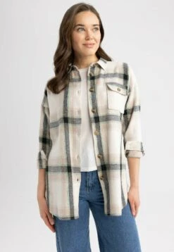 DeFacto Regular Fit - Overhemdblouse - Beige