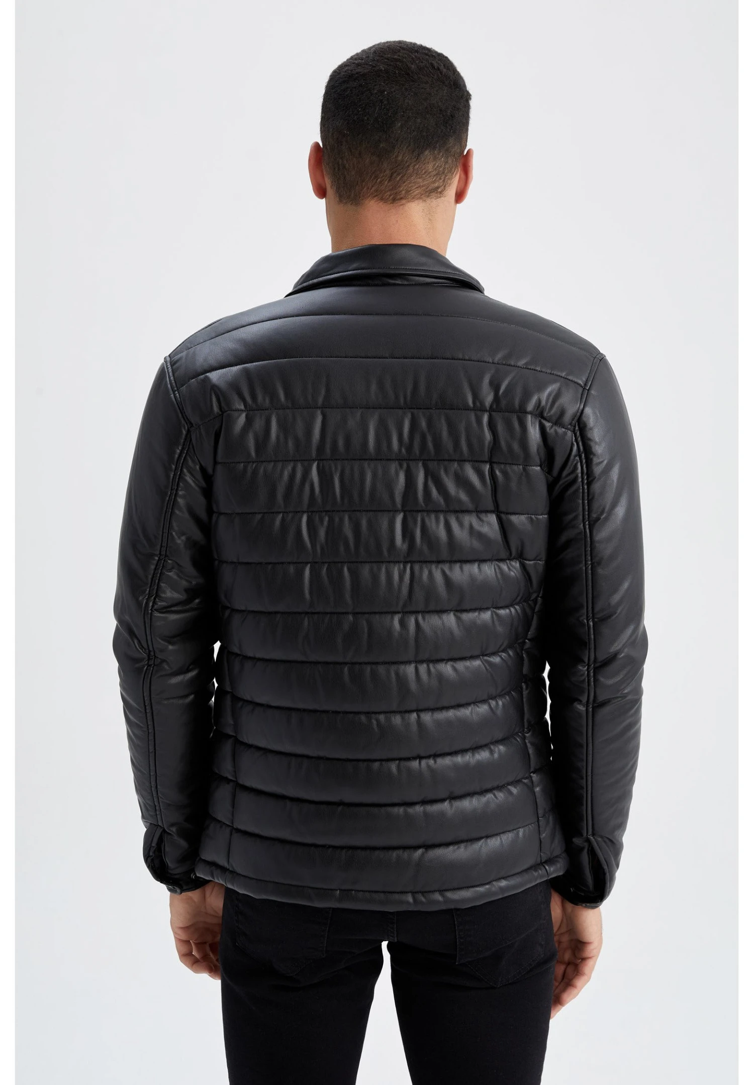 DeFacto Slim Fit- Winterjas - Black 5 DeFacto Slim Fit- Winterjas - Black - Afbeelding 3