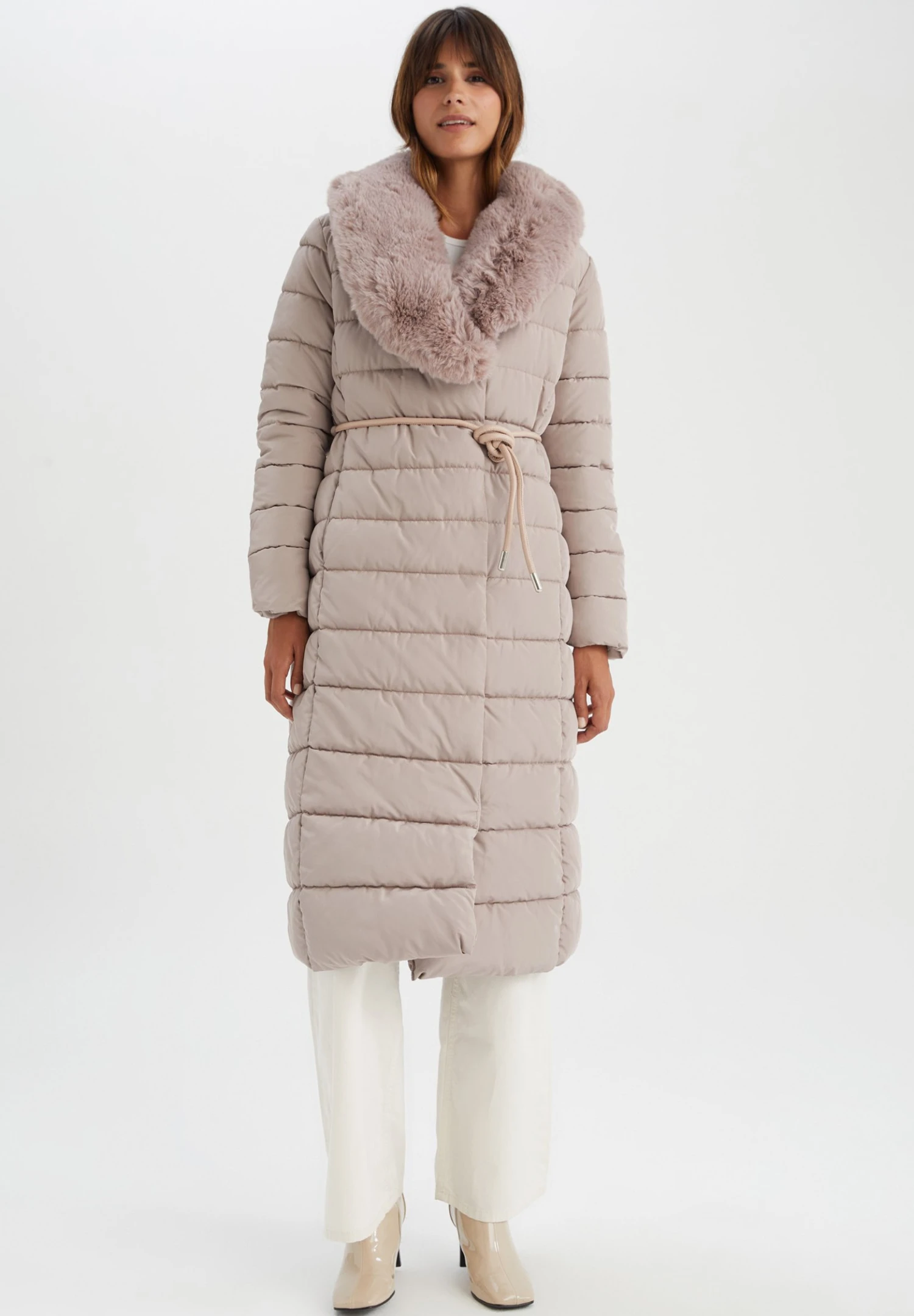 DeFacto Regular Fit - Winterjas - Beige 4 DeFacto Regular Fit - Winterjas - Beige - Afbeelding 2