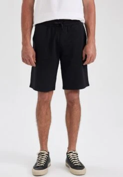 DeFacto Regular Fit - Shorts - Black