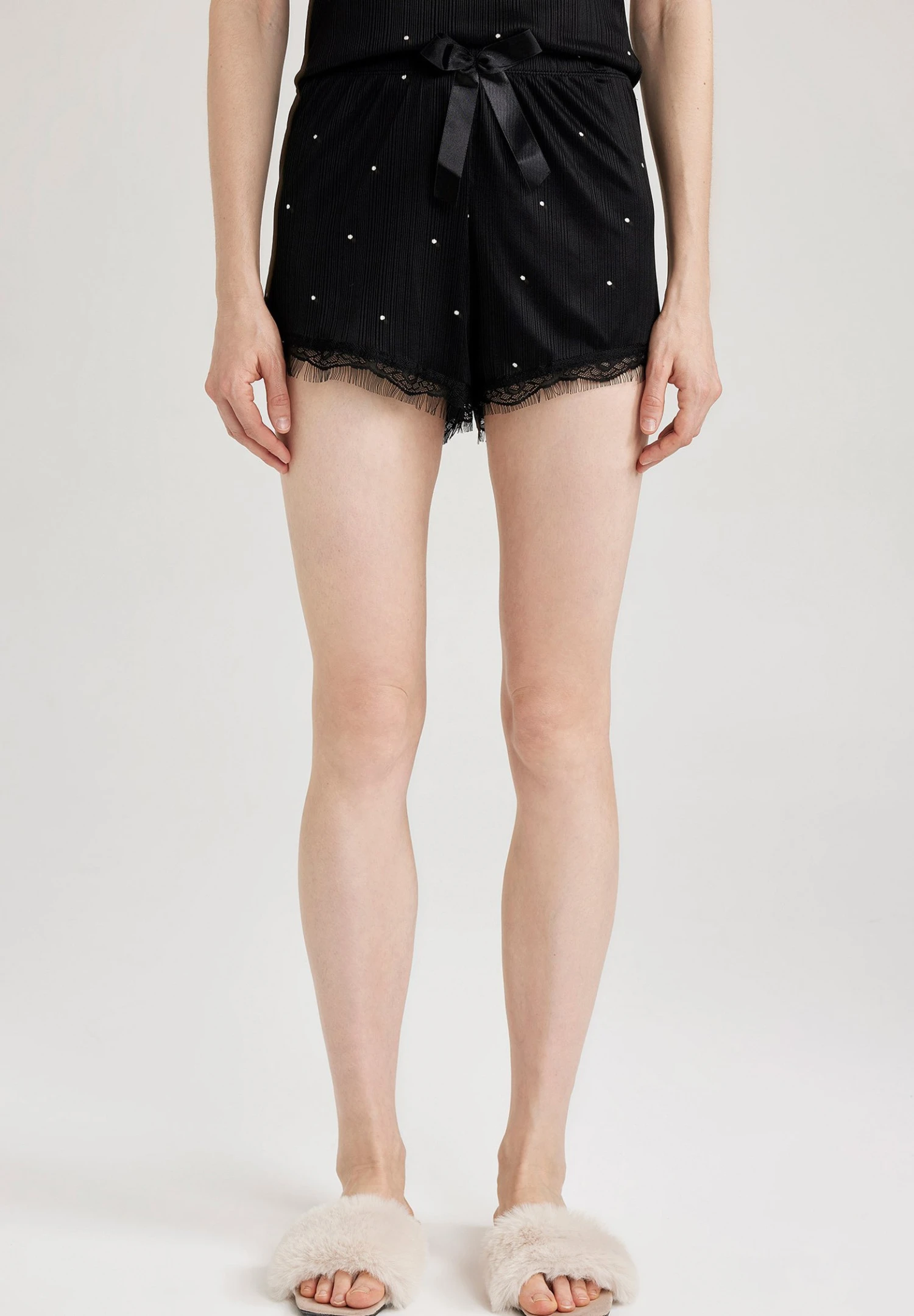 DeFacto Regular Fit- Pyjamabroek - Black 2 DeFacto Regular Fit- Pyjamabroek - Black