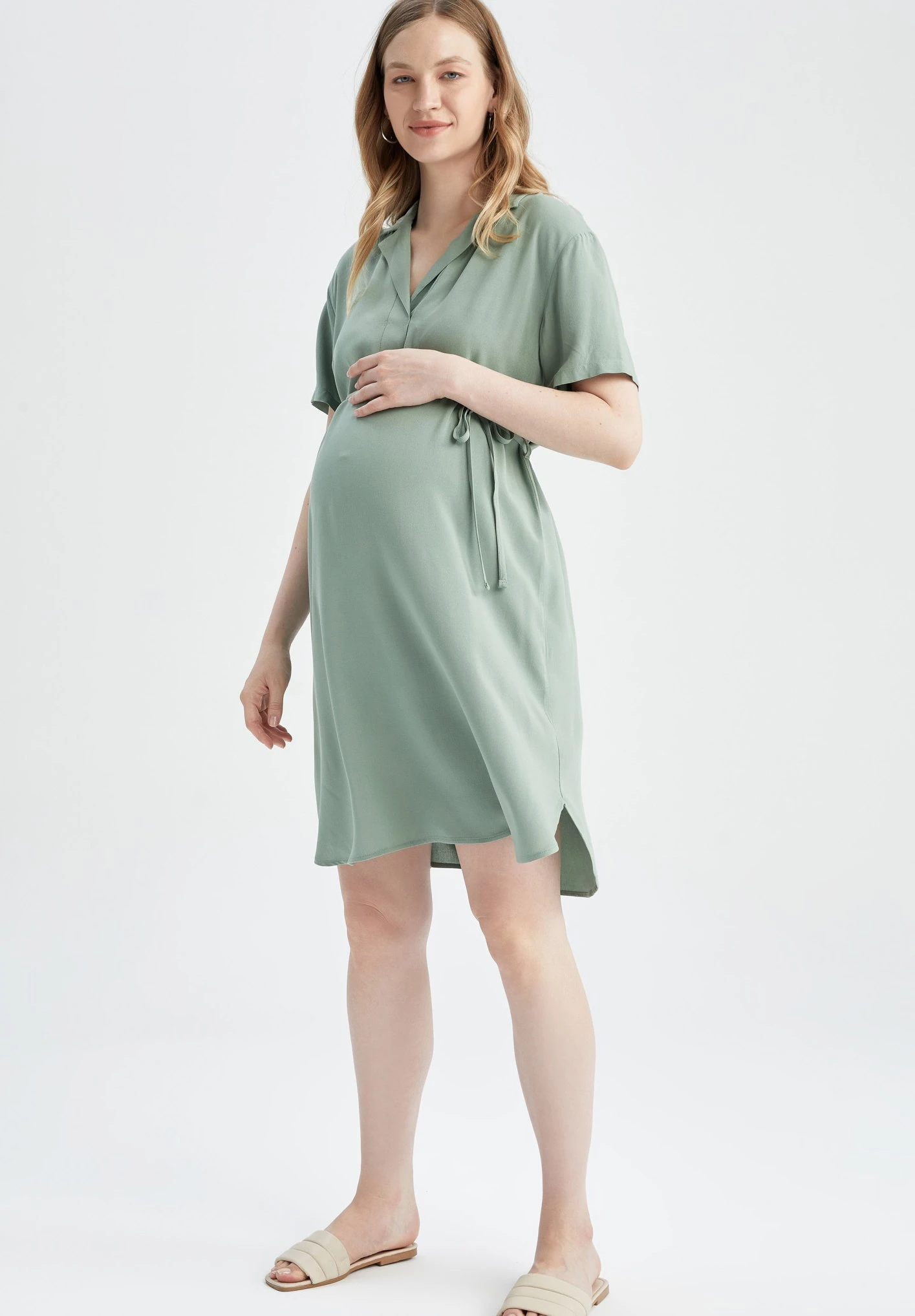 DeFacto Regular Fit - Blousejurk - Green 4 DeFacto Regular Fit - Blousejurk - Green - Afbeelding 2