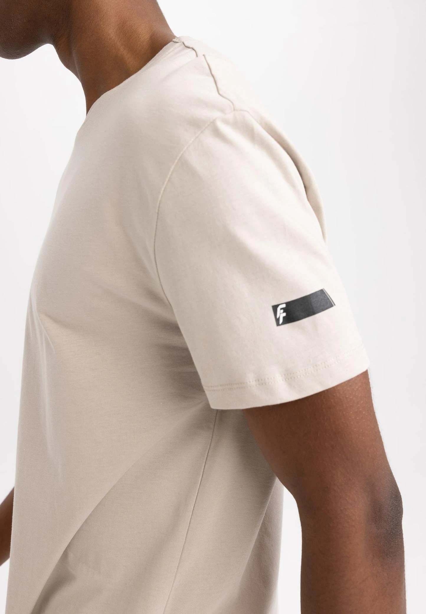 DeFacto Standart Fit - T-Shirt Basic - Beige 6 DeFacto Standart Fit - T-Shirt Basic - Beige - Afbeelding 4