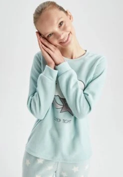 DeFacto Regular Fit- Pyjama - Turquoise 7 DeFacto Regular Fit- Pyjama - Turquoise -DeFacto 3bc48928170c4fb792b57aaed64816f9