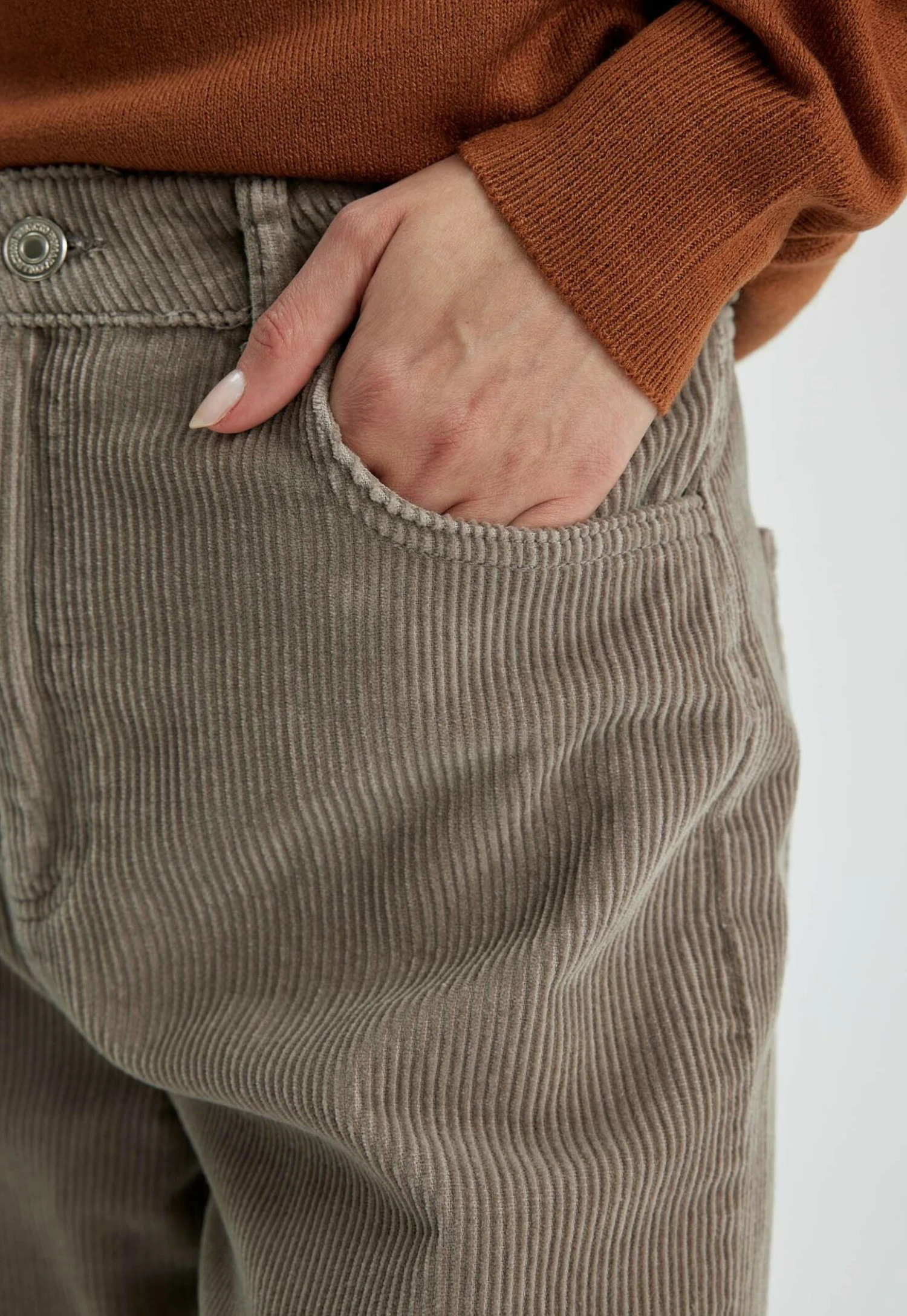 DeFacto Wide Leg- Broek - Beige 6 DeFacto Wide Leg- Broek - Beige - Afbeelding 4