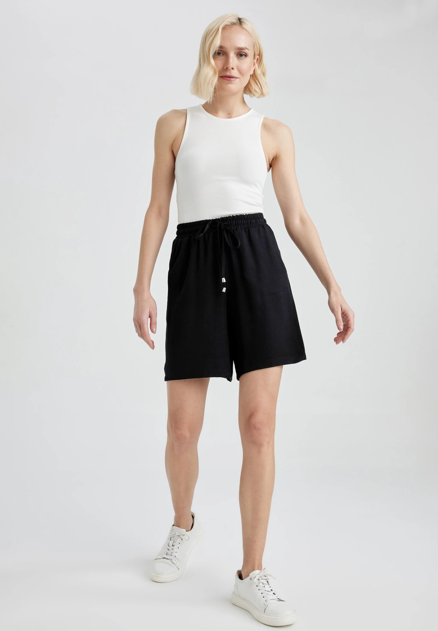 DeFacto Bermuda - Shorts - Black 4 DeFacto Bermuda - Shorts - Black - Afbeelding 2
